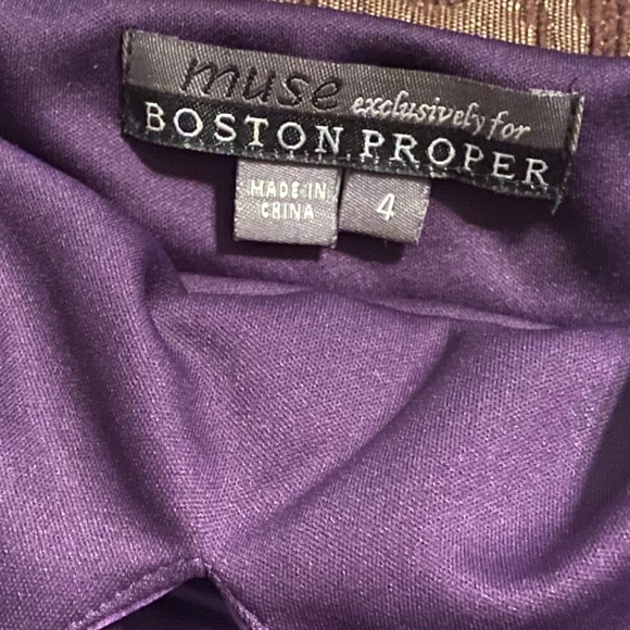 Beautiful Purple Silky Dress - Picture 4 of 4